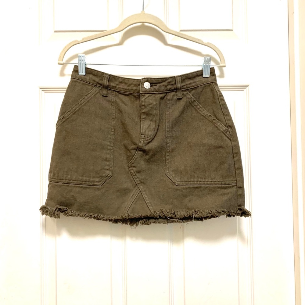 Olive Green Skirt
